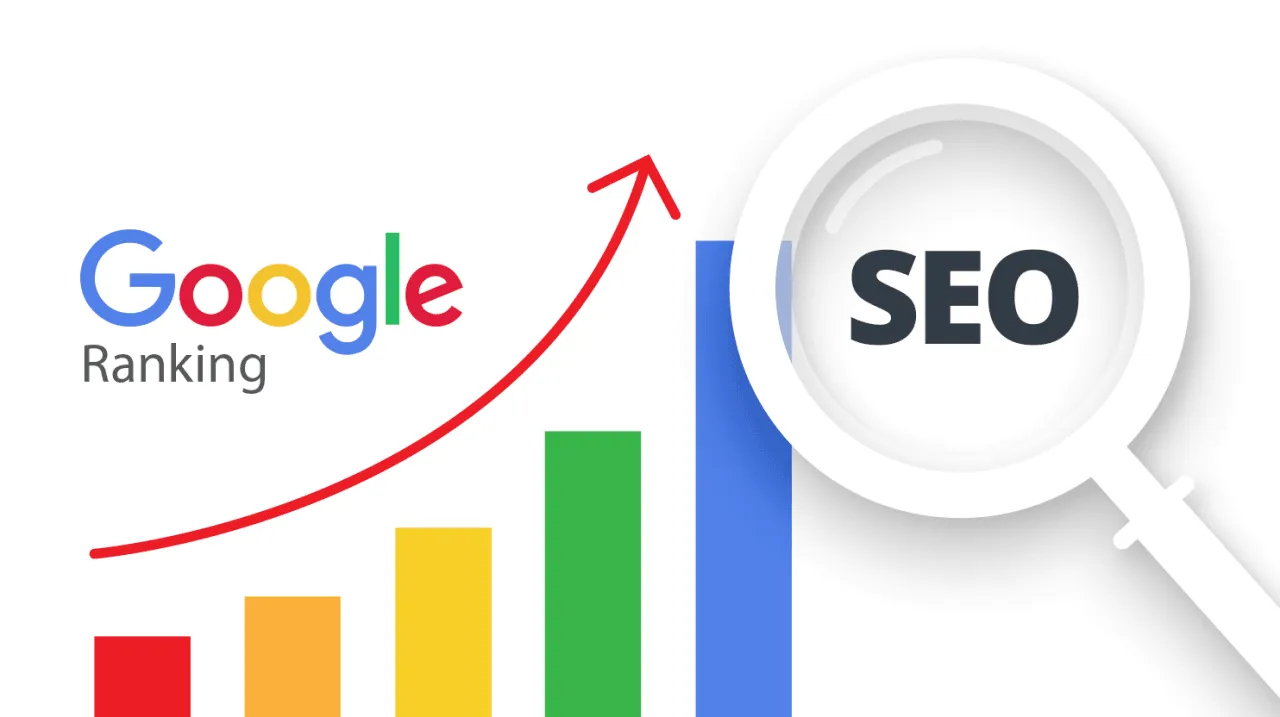 Illustrative SEO growth graphic