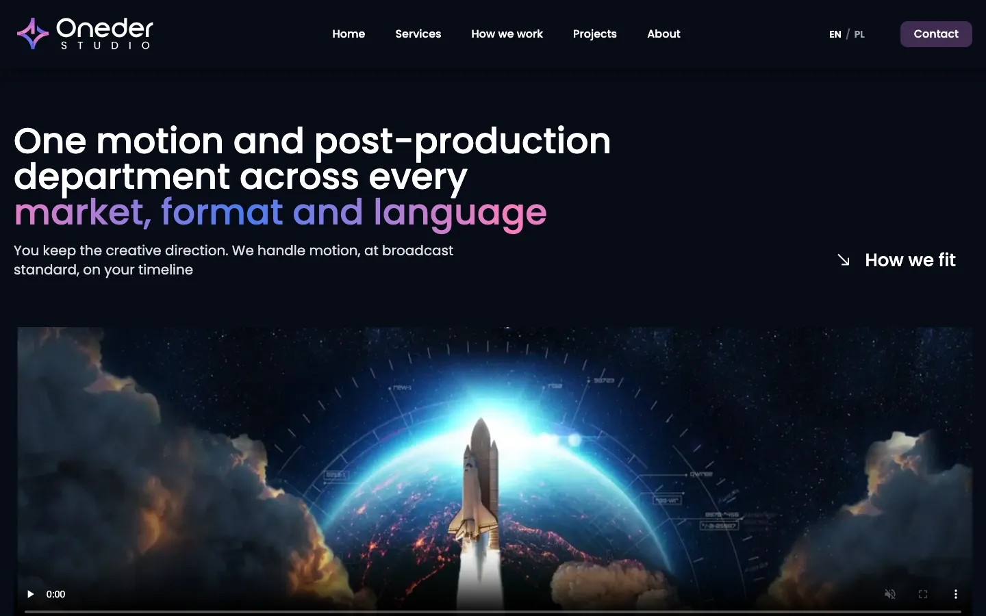 Oneder Studio — bilingual website rebuilt by S&P